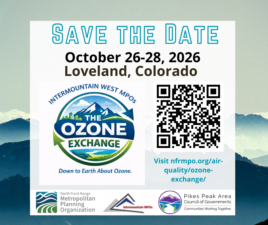 Intermountain West Ozone Exchange save the date: Fall 2026 informational flyer