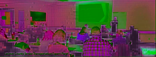 People attending a presentation about the Call Center.